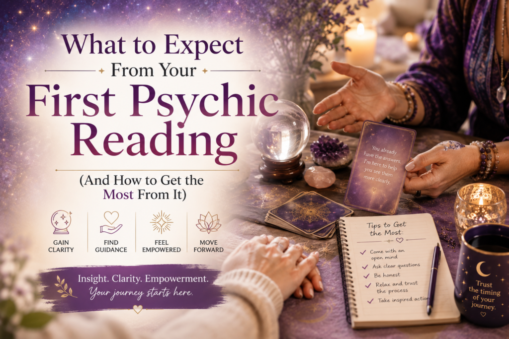 Amy, third-generation psychic reader at Crystal Aura Psychic Readings in Los Angeles